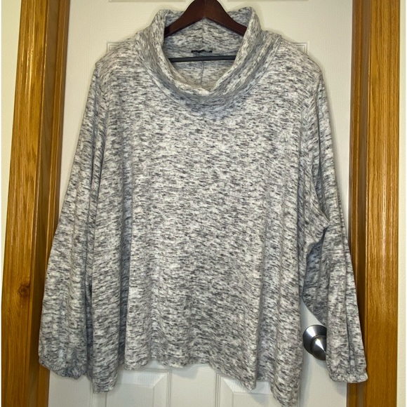 COPY - Lightly worn, Lane Bryant relaxed fit spacedye sweater, size 34/36 - Picture 1 of 8